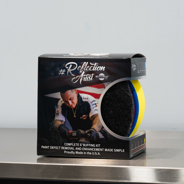 The Clean Garage | Reflection Artist Complete 6" Buffing Kit | 5 Buff and Shine Polishing Pads