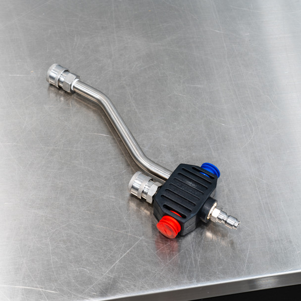 The Clean Garage | MTM Acqualine SGS35 Spray Gun | Stainless Swivel & QC's