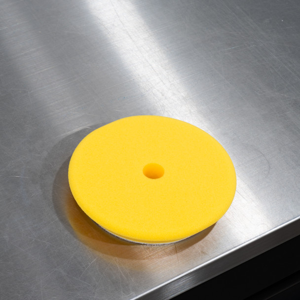 The Clean Garage | 6" Rupes DA Fine Yellow Foam Pad | For 5" Backing Plate