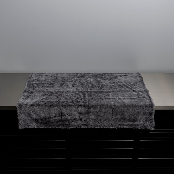 Dual Sided Twist Loop XL Drying Towel 1400gsm Gray The Clean Garage