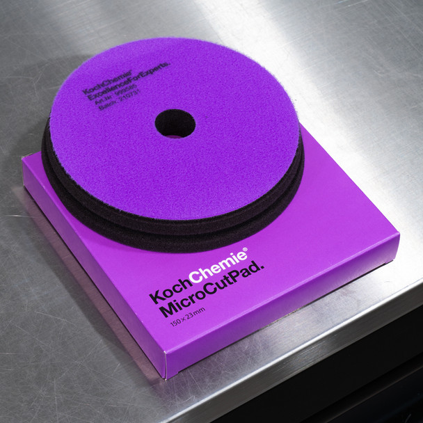 6" Koch Chemie Micro Cut Pad | Purple Foam Finishing