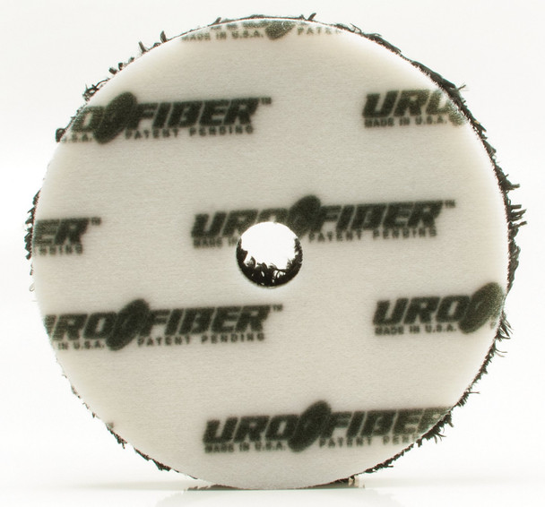 6" Uro-Fiber Finisher Pad | Buff and Shine All Black Microfiber