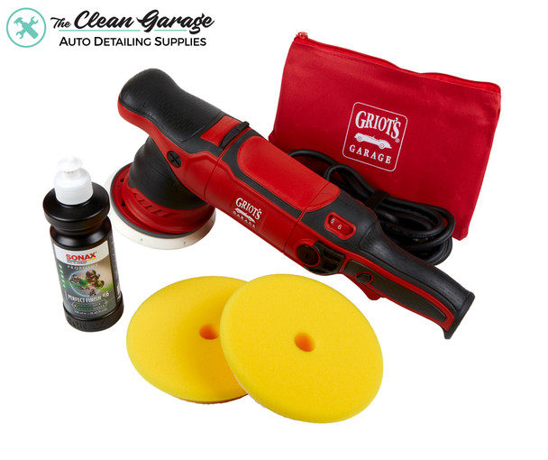The Clean Garage Griot's Garage G15 Long Throw Polisher Kit | 5" Random Orbital Pads Polish