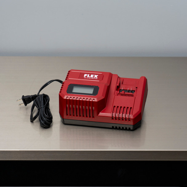 The Clean Garage | Flex Polisher Rapid Battery Charger | For 12V and 18V Lithium Ion Batteries 