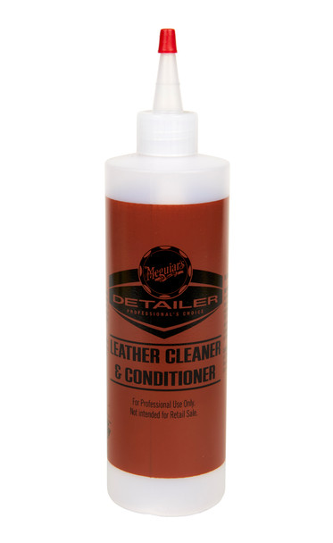 Clean Garage Meguiar's D180 Leather Cleaner Conditioner Bottle | 12oz Empty Bottle with Dispenser