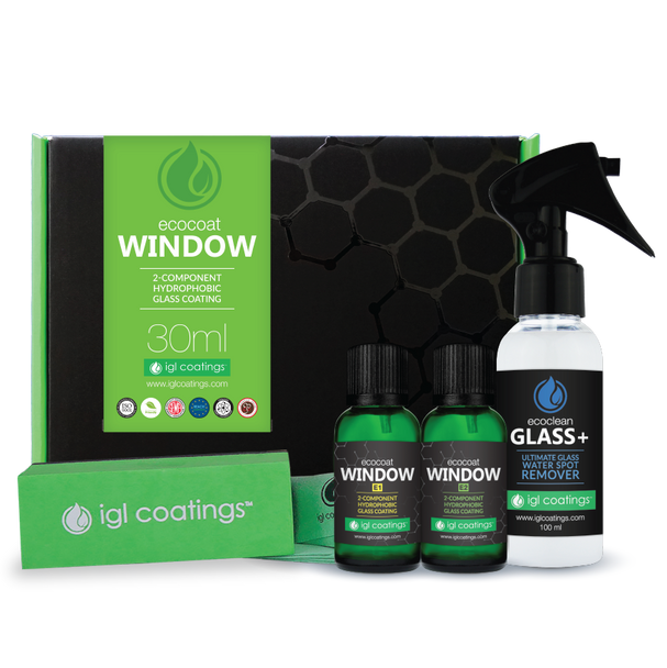 The Clean Garage IGL Ecocoat Window 60ml Kit | Ceramic Coating Kit for Glass