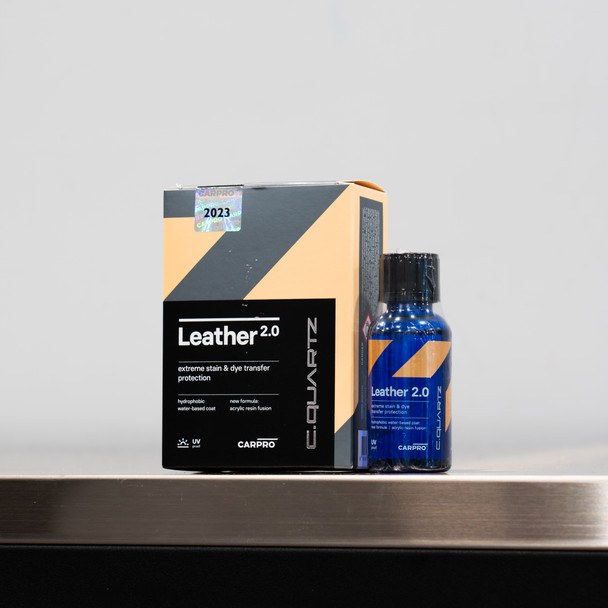 The Clean Garage | Cquartz Leather 2.0 30 ml Kit | Protective Leather Coating