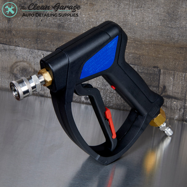 The Clean Garage MTM Hydro SG35 Pressure Washer Spray Gun | Brass Inlet Swivel With QC's