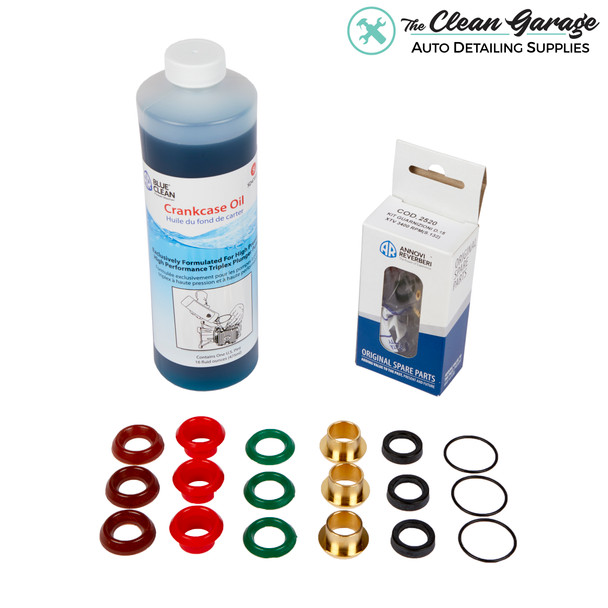 The Clean Garage AR Blue Clean AR630TSS Maintenance Kit | Pump Oil and Water Seals AR630