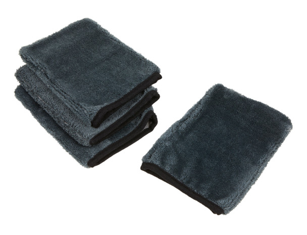 Clean Garage Interior Scrubbing and Cleaning Mitt Gray Microfiber | 4 Pack