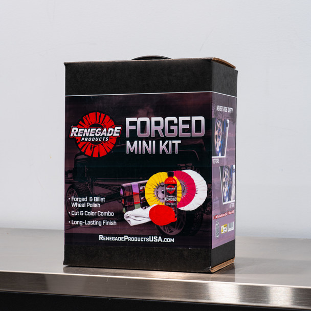 The Clean Garage | Renegade Forged Aluminum and Billet Wheel Polishing Kit | For Rotary Polisher or Angle Grinder