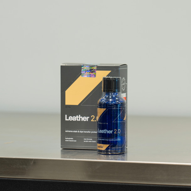 The Clean Garage | Cquartz Leather 2.0 50ml Kit | Protective Leather Coating