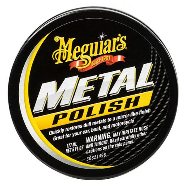 The Clean Garage Meguiars Metal Polish 6oz | Aluminum and Chrome Polish