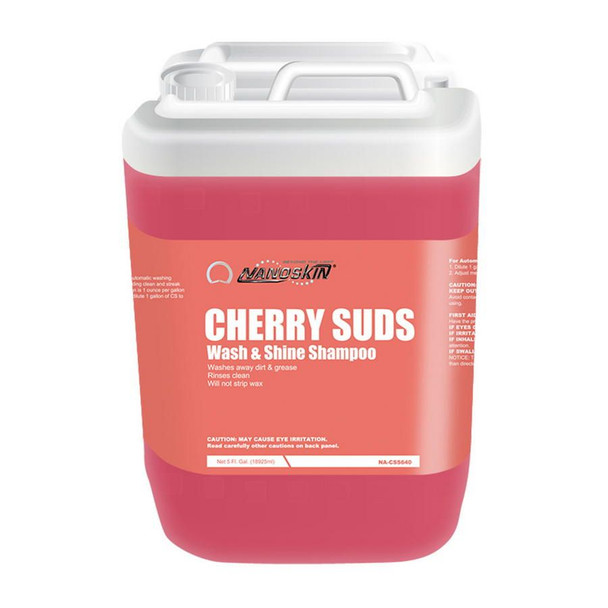 The Clean Garage Nanoskin Cherry Suds 5 Gallon | Wash & Shine Car Shampoo