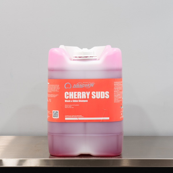 The Clean Garage | Nanoskin Cherry Suds 5 Gallon | Wash & Shine Car Shampoo