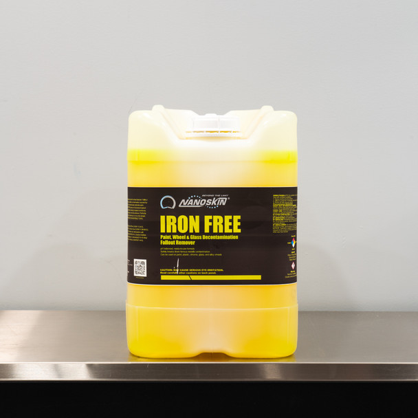 Nanoskin Iron Free 5 Gallon | Paint and Wheel Iron Remover Decon Spray