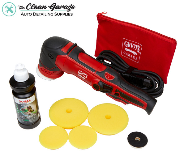 The Clean Garage Griot's Garage G13 Polisher Kit | Mini Long Throw DA Pads and Polish