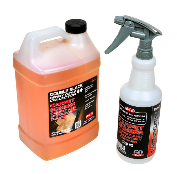Clean Garage P&S Carpet Bomber Kit | 1 Gallon & Spray Bottle | Upholstery Cleaner