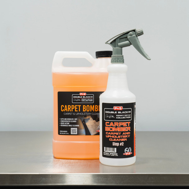 The Clean Garage | P&S Carpet Bomber Kit | 1 Gallon & Spray Bottle | Upholstery Cleaner