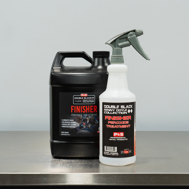 The Clean Garage | P&S Finisher Kit | 1 Gallon & Spray Bottle | Interior Peroxide Treatment & Odor Remover