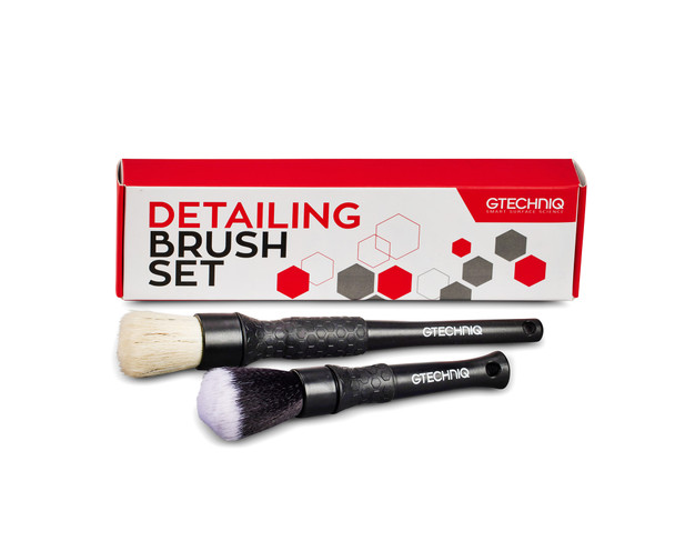 Gtechniq Detailing Brush Set | 2 Brushes | The Clean Garage