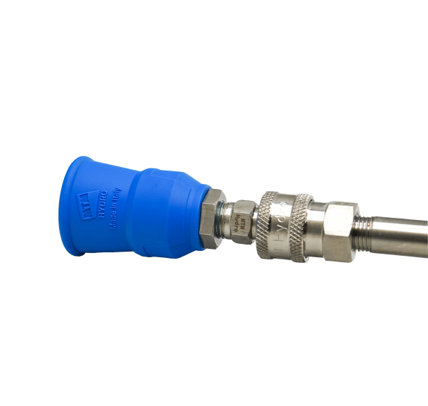 MTM Acqualine Blue Rinse Nozzle and Guard | Orifice Size 3.5 - 25°