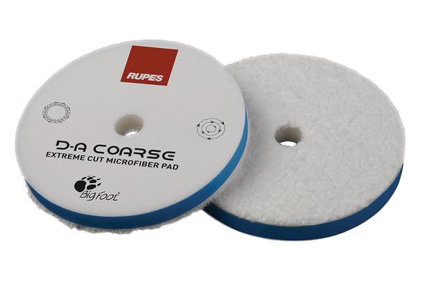 Clean Garage 6" Rupes DA Coarse Exteme Cut Microfiber Pad | 160mm For 6" Backing Plate