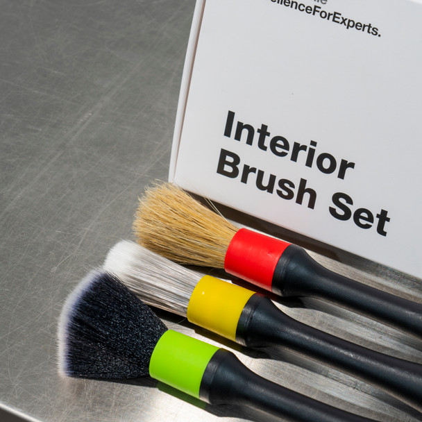 Koch Chemie Interior Brush Set | 3 Interior Detailing Brushes