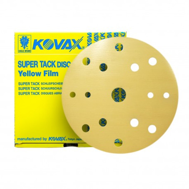 The Clean Garage Eagle Abrasives Yellow Film 6" Sanding Discs 15 Hole P800 | 50 Pack