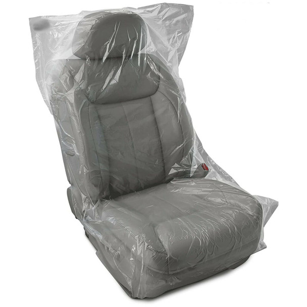 Disposable Plastic Seat Covers | Case of 250 | The Clean Garage