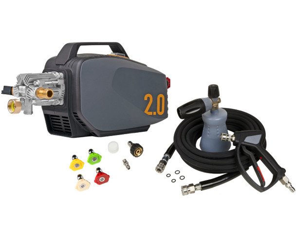 Active 2.0 Pressure Washer | Level 2 Detailing Kit | MTM Hose Gun Foam Cannon | The Clean Garage
