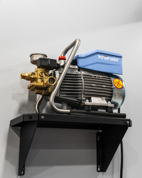 The Clean Garage x Poka Premium Pressure Washer Shelf with Kranzle 1622