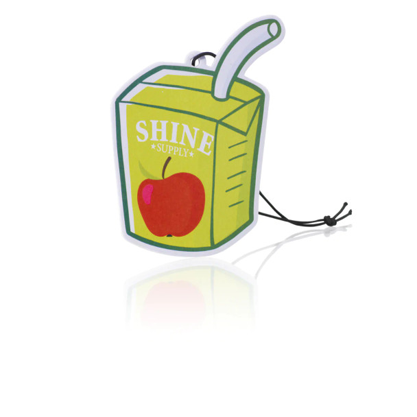 Shine Supply Air Freshener | Juice Box | Apple Scent | The Clean Garage
