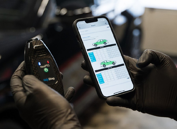 NexDiag NexPTG Pro Carbon Paint Thickness Gauge | Paint Coating Depth