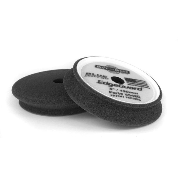 5" Buff and Shine Edge Guard Foam Pad | 2 Pack | Black Final Finishing | The Clean Garage