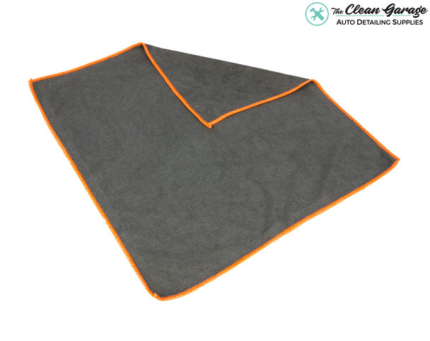 Gray Pearl Weave Microfiber Glass Towel | Full Case 240 | Save 10% In Cart