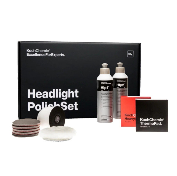 Koch Chemie Headlight Polish Set | Restore up to 50 Headlights | The Clean Garage