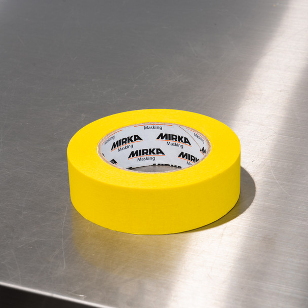 Mirka Masking Tape 120 Yellow Line | 1.42" x 180' Roll The Clean Garage