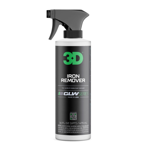 3D GLW Series Iron Remover 16oz | Iron Oxide and Brake Dust Remover | The Clean Garage
