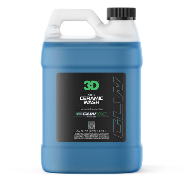 3D GLW Series SI02 Ceramic Wash 64oz | Ceramic Infused Soap | The Clean Garage