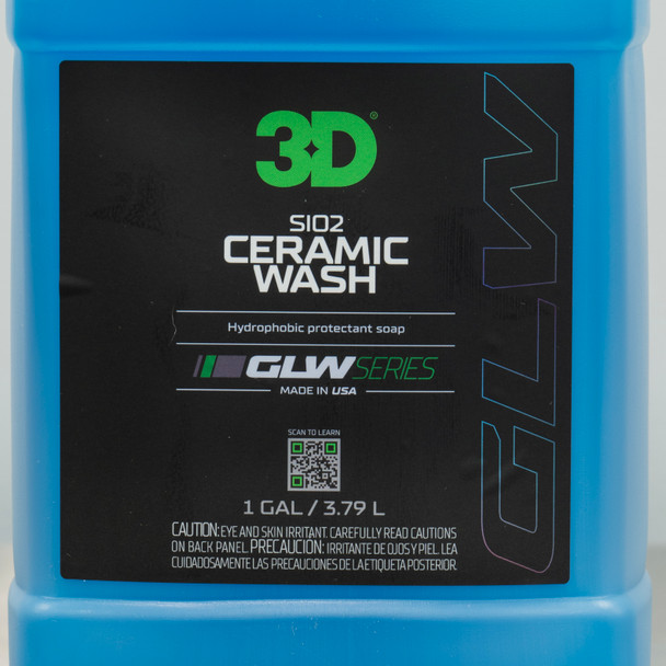 3D GLW Series SI02 Ceramic Wash 1 Gallon | Ceramic Infused Soap