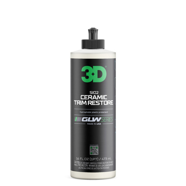 3D GLW Series SI02 Ceramic Trim Restorer 16oz | Restores and Conditions | The Clean Garage