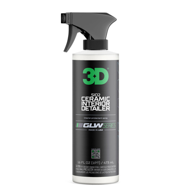 3D GLW Series SI02 Ceramic Interior Detailer 16oz | Interior Protectant | The Clean Garage