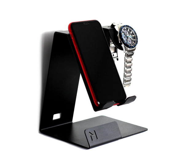 The Clean Garage | Many Home Metal Phone and Watch Stand | Many Home & Office Organization