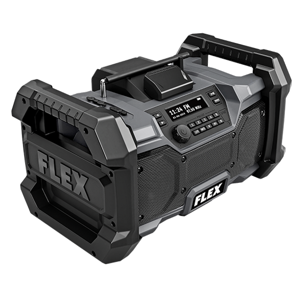 The Clean Garage Flex Power Tools 24v Jobsite Radio Bluetooth Speaker | No Battery