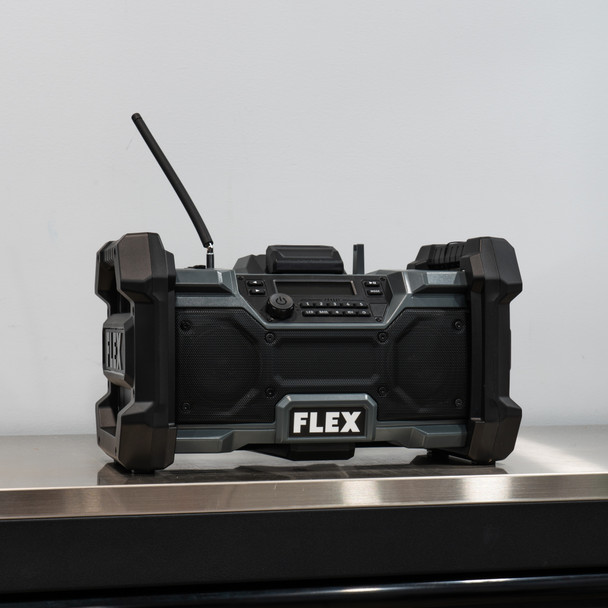 The Clean Garage | Flex Power Tools 24v Jobsite Radio Bluetooth Speaker | No Battery