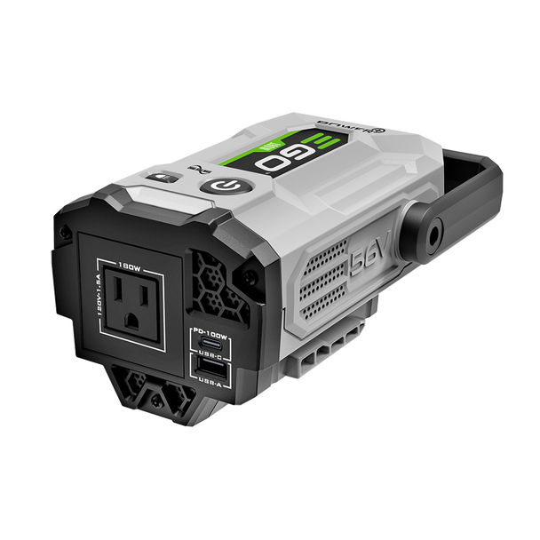EGO Power+ 1Nexus Escape 180w Power Inverter | For EGO 56v Battery | The Clean Garage