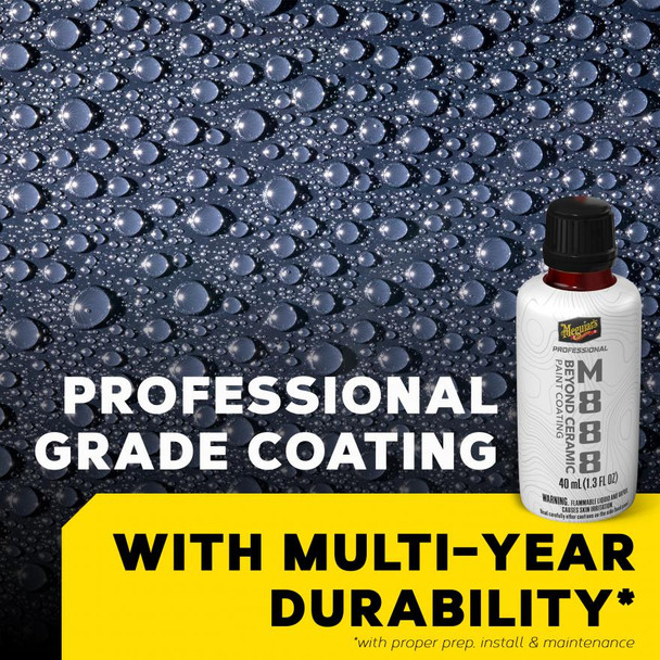 Meguiars Professional M888 Beyond Ceramic Paint Coating | 40ml Kit