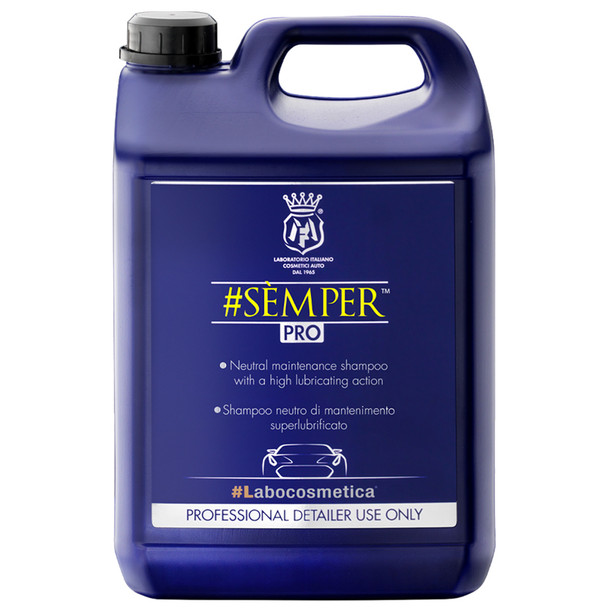 Labocosmetica SEMPER 4.5 Liter | PH Neutral Maintenance Shampoo 152oz | The Clean Garage