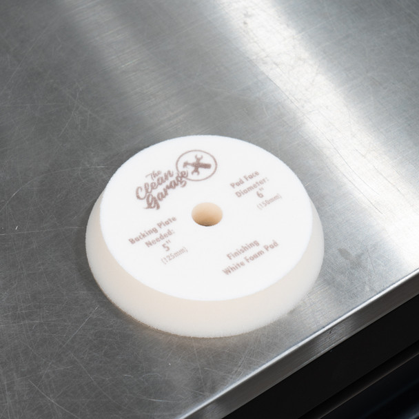 White Foam Finishing Pad | For 5" Backing Plate from The Clean Garage